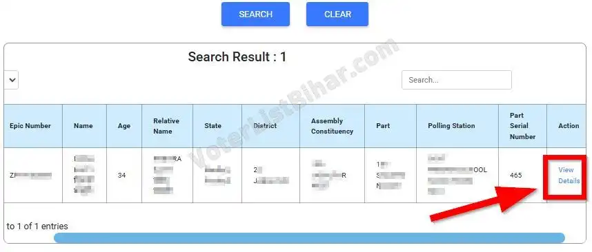 Method of Bihar Voter Card Search by Name 2025